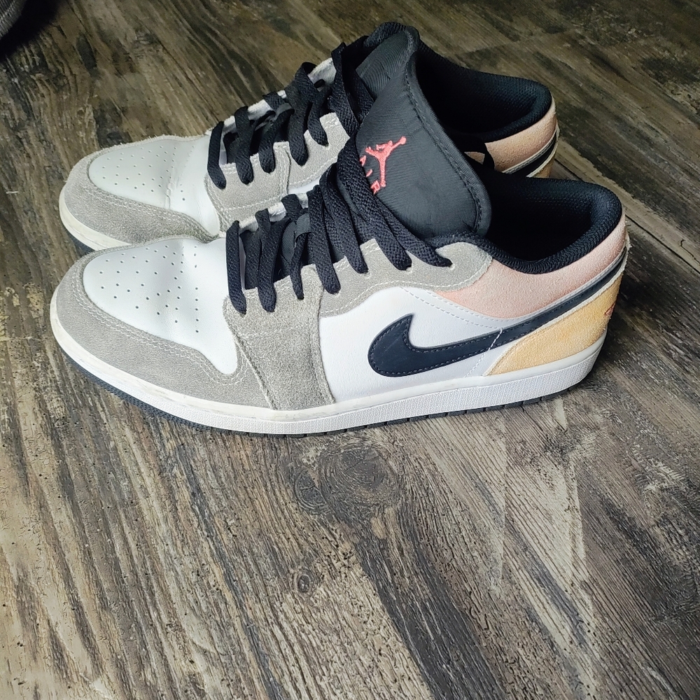 Jordan Athletic Shoes - White, Black, Gray, Tan